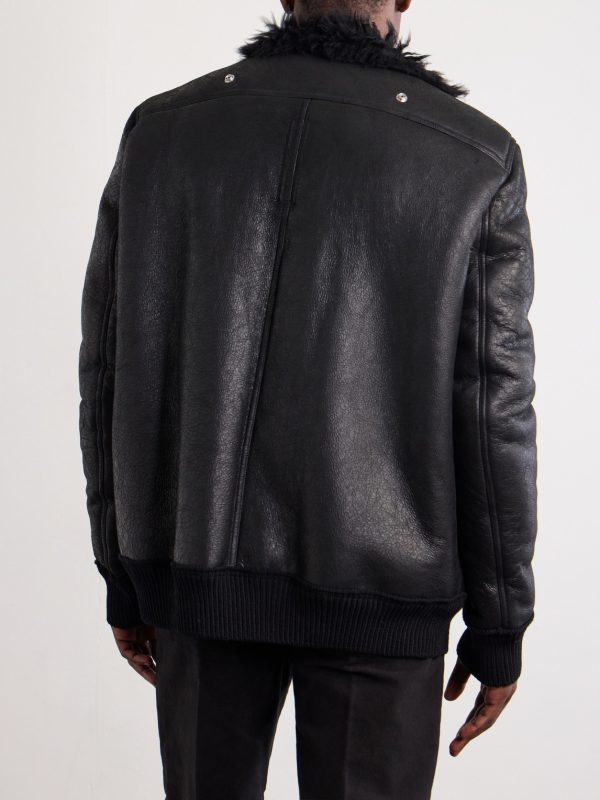 Hollywood Flight Shearling Jacket - BK Hollywood Flight Shearling Jacket - BK