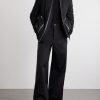 Wide-Leg Cotton-Blend Canvas Trousers - OU Wide-Leg Cotton-Blend Canvas Trousers - OU