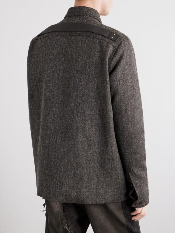 Brad Wool and Linen-Blend Jacket - BK Brad Wool and Linen-Blend Jacket - BK