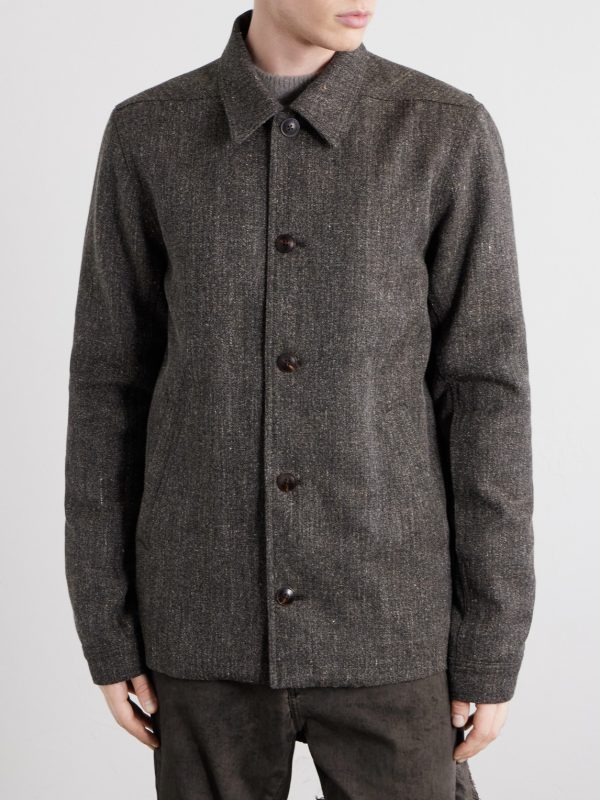 Brad Wool and Linen-Blend Jacket - FR Brad Wool and Linen-Blend Jacket - FR