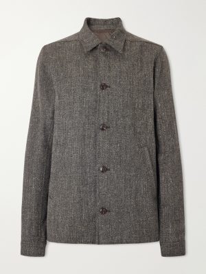 Brad Wool and Linen-Blend Jacket