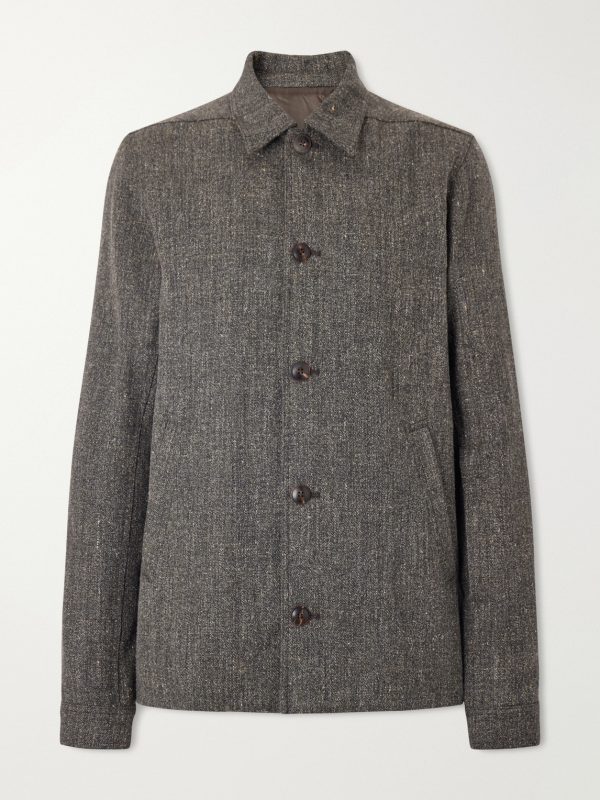 Brad Wool and Linen-Blend Jacket Brad Wool and Linen-Blend Jacket