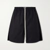 Boxer Straight-Leg Cotton-Blend Canvas Drawstring Shorts Boxer Straight-Leg Cotton-Blend Canvas Drawstring Shorts