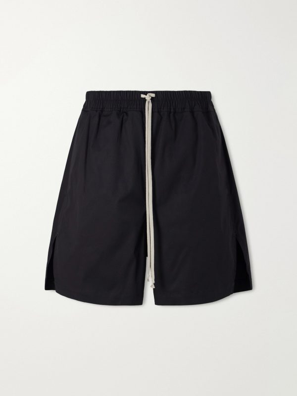 Boxer Straight-Leg Cotton-Blend Canvas Drawstring Shorts Boxer Straight-Leg Cotton-Blend Canvas Drawstring Shorts