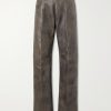 Geth Wide-Leg Leather Trousers Geth Wide-Leg Leather Trousers
