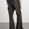Bolan Frayed Baggy Bootcut Jeans - BK Bolan Frayed Baggy Bootcut Jeans - BK
