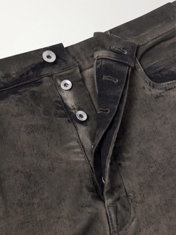 Bolan Frayed Baggy Bootcut Jeans - E1 Bolan Frayed Baggy Bootcut Jeans - E1
