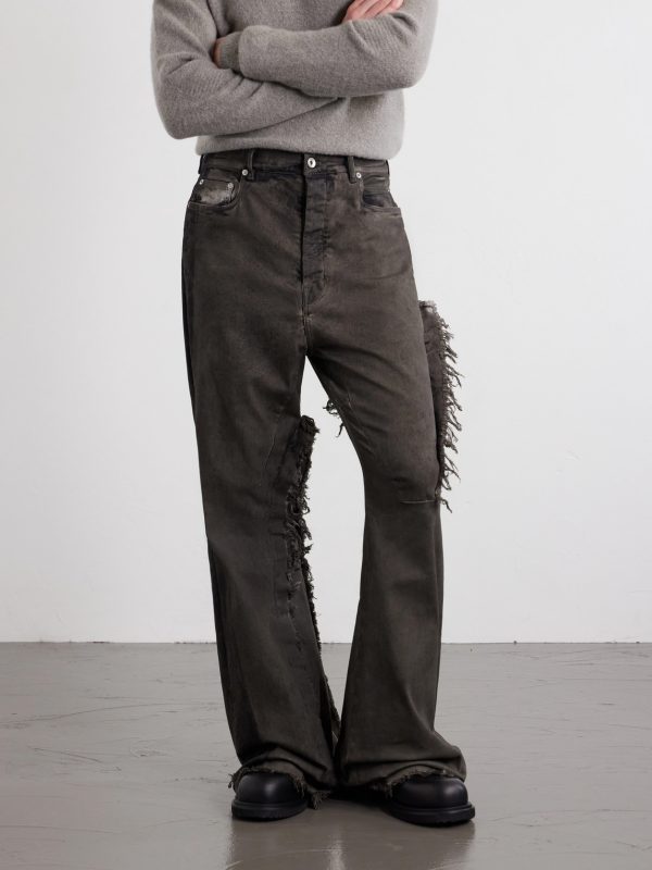Bolan Frayed Baggy Bootcut Jeans - FR Bolan Frayed Baggy Bootcut Jeans - FR