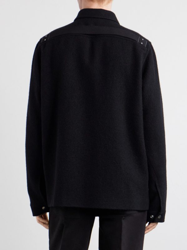 Brad Virgin Wool Zip-up Jacket - BK Brad Virgin Wool Zip-up Jacket - BK