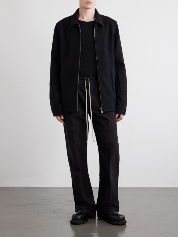 Brad Virgin Wool Zip-up Jacket - OU Brad Virgin Wool Zip-up Jacket - OU
