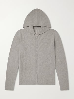 Cashmere-Blend Felt Zip-Up Hoodie Cashmere-Blend Felt Zip-Up Hoodie