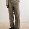 Dietrich Straight-Leg Cotton-Twill Drawstring Trousers - FR Dietrich Straight-Leg Cotton-Twill Drawstring Trousers - FR