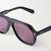 + Rocky Mountain Featherbed Teewinot Aviator-Style Acetate Sunglasses - CU