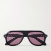 + Rocky Mountain Featherbed Teewinot Aviator-Style Acetate Sunglasses