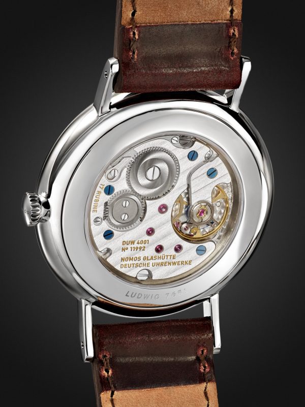 Ludwig Hand-Wound 38mm Stainless Steel and Leather Watch, Ref. 237 - BK Ludwig Hand-Wound 38mm Stainless Steel and Leather Watch, Ref. 237 - BK