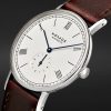 Ludwig Hand-Wound 38mm Stainless Steel and Leather Watch, Ref. 237 - FR Ludwig Hand-Wound 38mm Stainless Steel and Leather Watch, Ref. 237 - FR