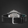 Metro 38 Date Hand-Wound 38.5mm Stainless Steel and Leather Watch, Ref.No. 1102 - E2 Metro 38 Date Hand-Wound 38.5mm Stainless Steel and Leather Watch, Ref.No. 1102 - E2