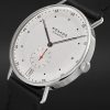 Metro 38 Date Hand-Wound 38.5mm Stainless Steel and Leather Watch, Ref.No. 1102 - FR Metro 38 Date Hand-Wound 38.5mm Stainless Steel and Leather Watch, Ref.No. 1102 - FR