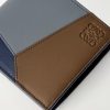 Puzzle Edge Colour-Block Full-Grain Leather Bifold Wallet - CU Puzzle Edge Colour-Block Full-Grain Leather Bifold Wallet - CU