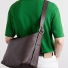 Loop Large Logo-Debossed Leather Shoulder Bag - FR