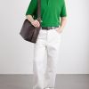 Loop Large Logo-Debossed Leather Shoulder Bag - OU