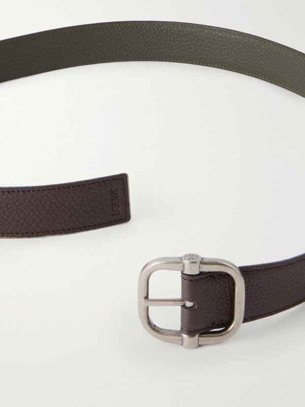 3.5cm Reversible Full-Grain Leather Belt - E1 3.5cm Reversible Full-Grain Leather Belt - E1