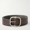 3.5cm Reversible Full-Grain Leather Belt 3.5cm Reversible Full-Grain Leather Belt