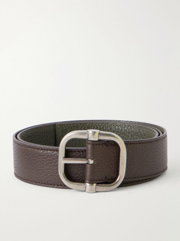 3.5cm Reversible Full-Grain Leather Belt 3.5cm Reversible Full-Grain Leather Belt
