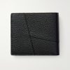 Puzzle Edge Panelled Full-Grain Leather Bifold Wallet - BK Puzzle Edge Panelled Full-Grain Leather Bifold Wallet - BK