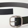 3.5cm Reversible Full-Grain Leather Belt - E1