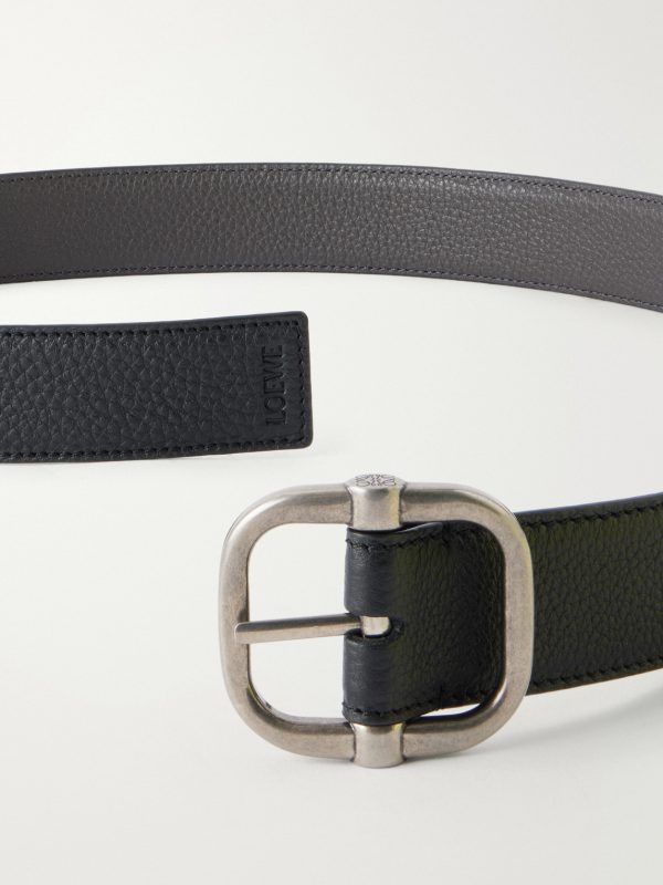 3.5cm Reversible Full-Grain Leather Belt - E1