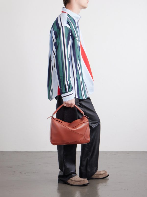 Puzzle Featherlight Large Leather Messenger Bag - FR Puzzle Featherlight Large Leather Messenger Bag - FR