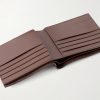 Puzzle Edge Panelled Full-Grain Leather Bifold Wallet - E1