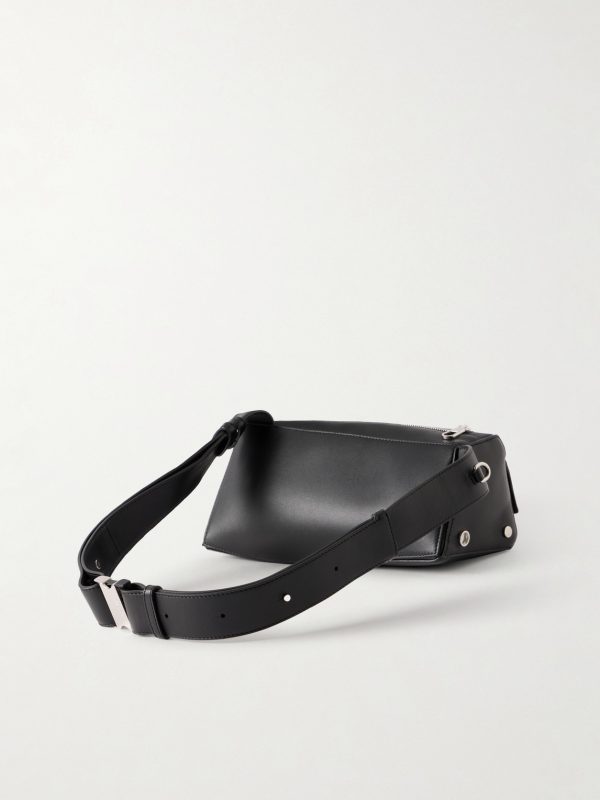 Puzzle Featherlight Sling Leather Belt Bag - BK Puzzle Featherlight Sling Leather Belt Bag - BK