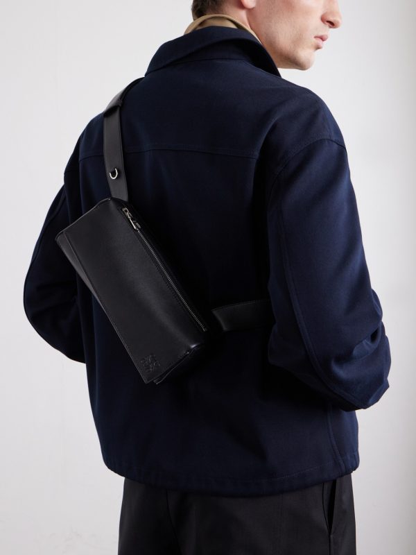 Puzzle Featherlight Sling Leather Belt Bag - OU Puzzle Featherlight Sling Leather Belt Bag - OU