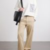 Loop Logo-Debossed Leather Messenger Bag - FR Loop Logo-Debossed Leather Messenger Bag - FR