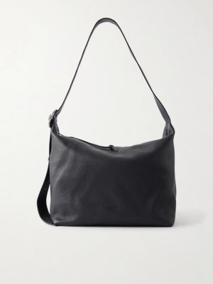 Loop Logo-Debossed Leather Messenger Bag Loop Logo-Debossed Leather Messenger Bag