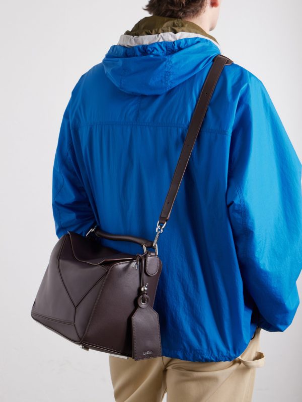 Puzzle Featherlight Large Leather Messenger Bag - CU Puzzle Featherlight Large Leather Messenger Bag - CU