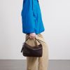 Puzzle Featherlight Large Leather Messenger Bag - OU Puzzle Featherlight Large Leather Messenger Bag - OU
