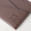 Puzzle Edge Anagram-Debossed Leather Cardholder - CU