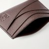 Puzzle Edge Anagram-Debossed Leather Cardholder - E1