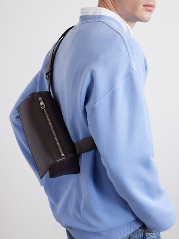 Puzzle Featherlight Sling Leather Belt Bag - OU Puzzle Featherlight Sling Leather Belt Bag - OU