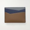 Puzzle Anagram-Debossed Panelled Leather Cardholder - BK Puzzle Anagram-Debossed Panelled Leather Cardholder - BK