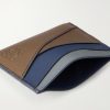 Puzzle Anagram-Debossed Panelled Leather Cardholder - E1 Puzzle Anagram-Debossed Panelled Leather Cardholder - E1