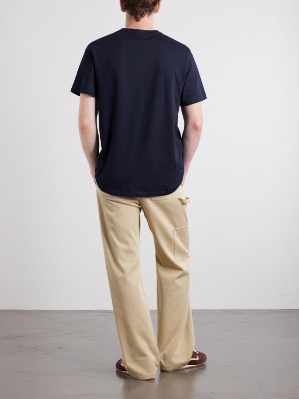 Anagram-Embroidered Cotton-Jersey T-Shirt - BK Anagram-Embroidered Cotton-Jersey T-Shirt - BK