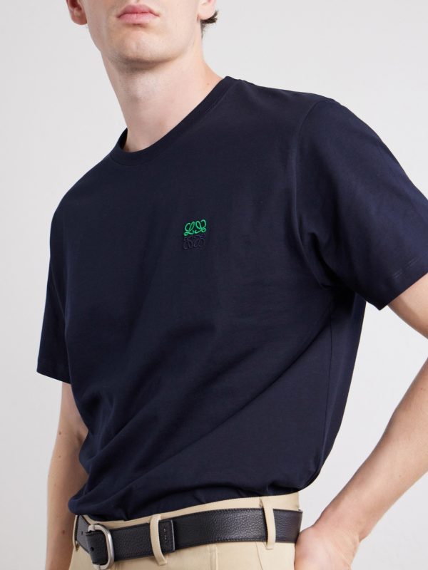 Anagram-Embroidered Cotton-Jersey T-Shirt - CU Anagram-Embroidered Cotton-Jersey T-Shirt - CU