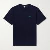 Anagram-Embroidered Cotton-Jersey T-Shirt Anagram-Embroidered Cotton-Jersey T-Shirt