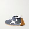 Flow Runner 2.0 Suede-Trimmed Shell Sneakers - BK Flow Runner 2.0 Suede-Trimmed Shell Sneakers - BK