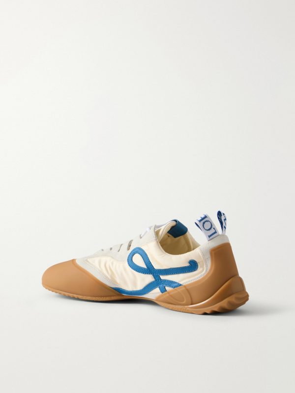 Grip Suede-Trimmed Nylon Sneakers - BK Grip Suede-Trimmed Nylon Sneakers - BK
