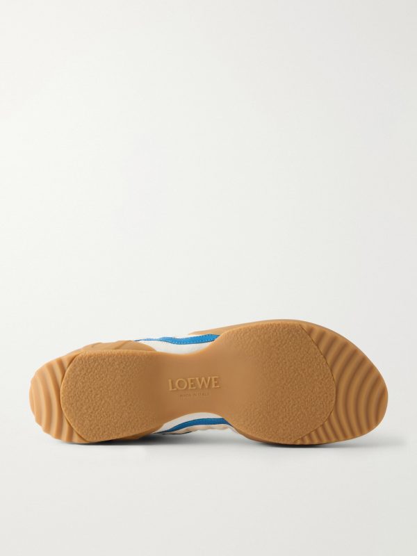 Grip Suede-Trimmed Nylon Sneakers - E1 Grip Suede-Trimmed Nylon Sneakers - E1